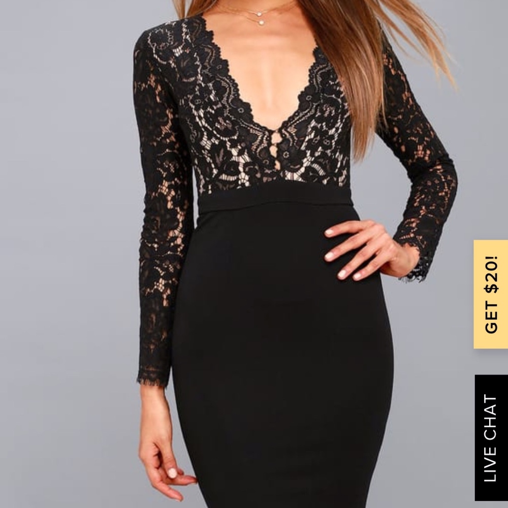 Long Sleeve Lace Dress